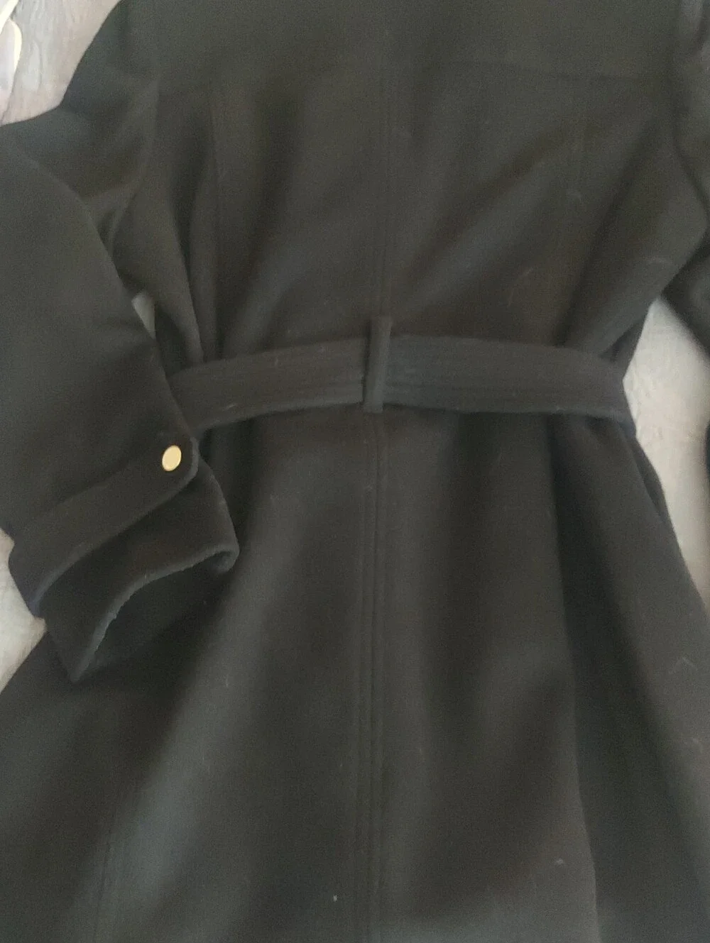 Michael Kors Wool Belted Trench Coat NWOT_4